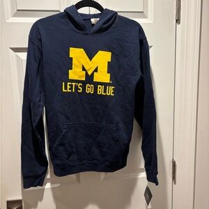 Michigan Navy Blue Hoodie (NWT)